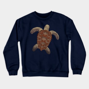 Drawn Sea Turtle Crewneck Sweatshirt